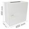 Metal electrical distribution box IP65 for wall mounting 400x400x200mm