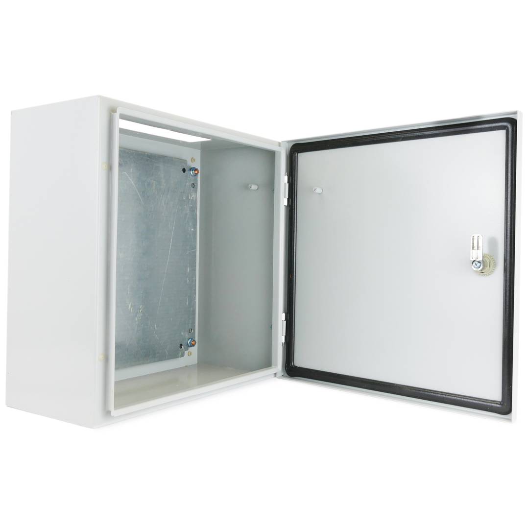 Metal electrical distribution box IP65 for wall mounting 400x400x200mm