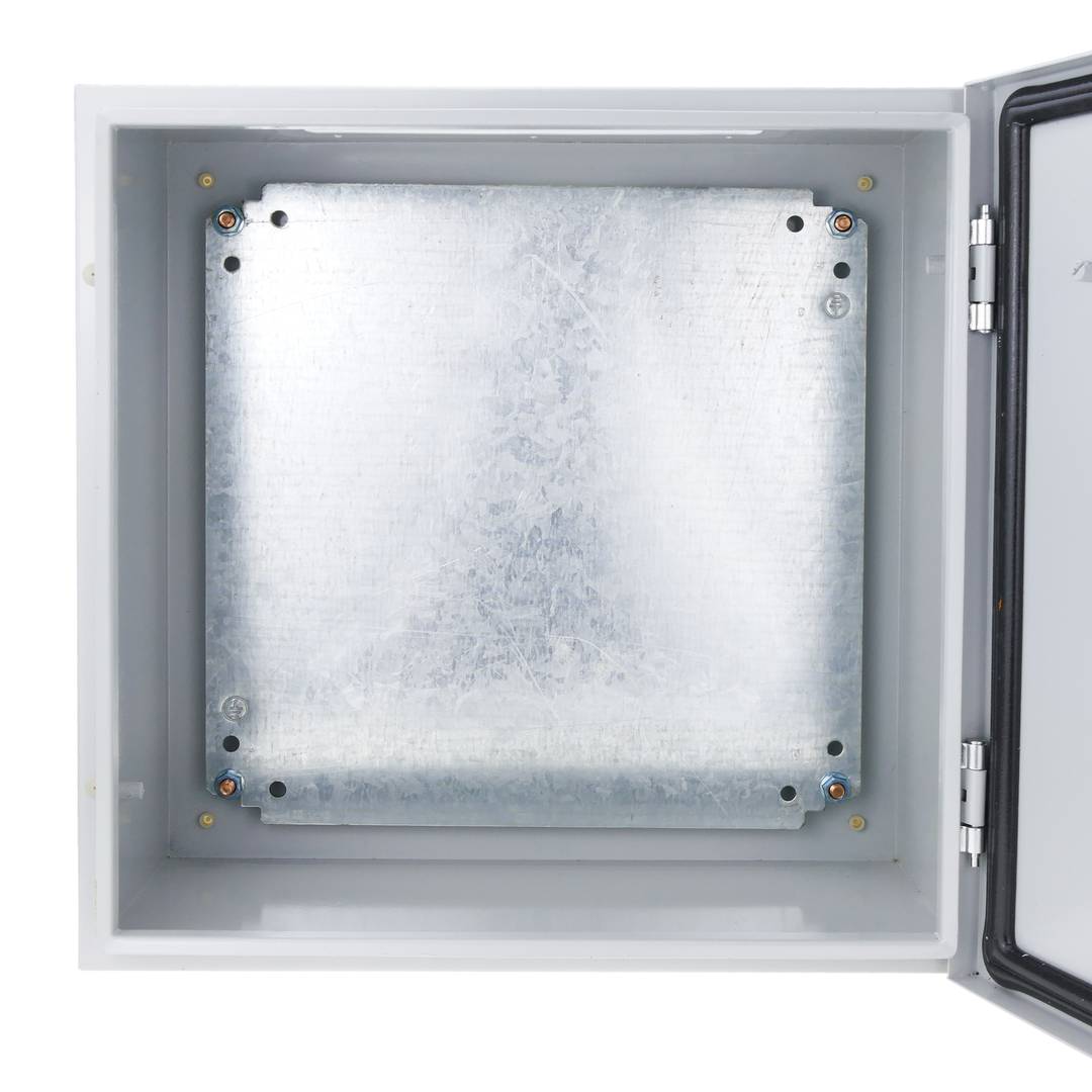 Metal electrical distribution box IP65 for wall mounting 400x400x200mm