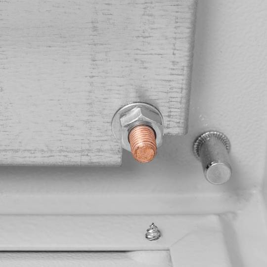 Coffret de distribution électrique en métal avec protection IP66 pour fixation murale 300x350x150mm