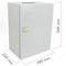 Metal electrical distribution box with IP65 protection for wall mounting 500x300x200mm