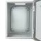Caja de distribución eléctrica metálica con protección IP65 para fijación a pared 500x300x250mm