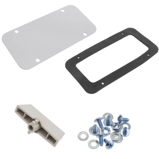 Caja de distribución eléctrica metálica con protección IP65 para fijación a pared 500x300x250mm