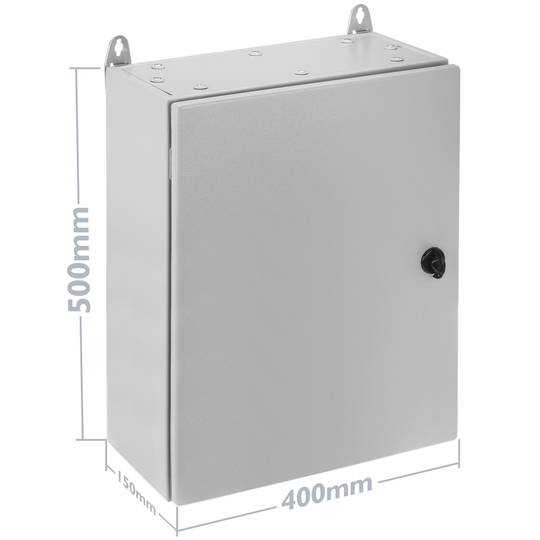Caixa de distribuição elétrica de metal IP65 para a parede 500x400x150mm montagem