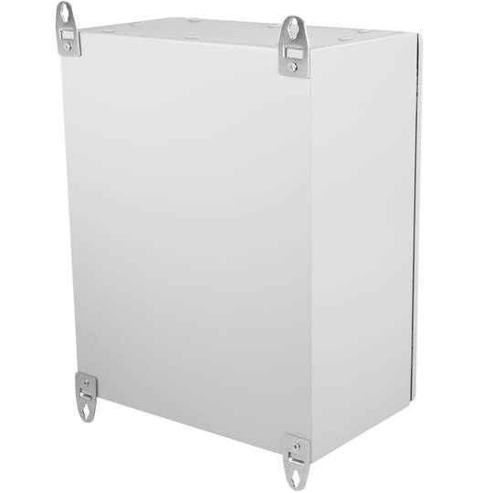 Metal electrical distribution box with IP66 protection for wall fixing 400x500x250mm