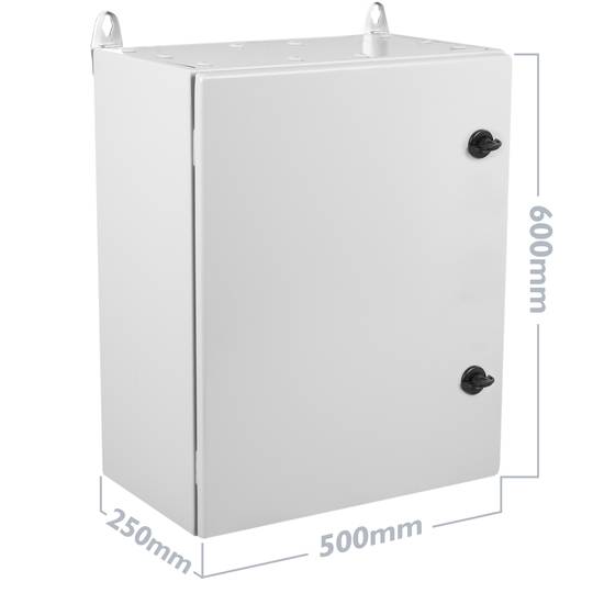 Metalen elektrische verdeelkast met IP66 bescherming voor wandbevestiging 500x600x250mm