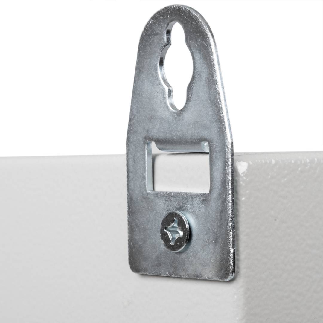 Caixa de distribució elèctrica metàl·lica amb protecció IP65 per a fixació a paret 600x500x200mm