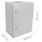 Metal electrical distribution box IP65 for wall mounting 700x600x200mm