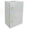 Caja de distribución eléctrica metálica con protección IP65 para fijación a pared 800x600x200mm