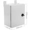 Coffret de distribution électrique en métal avec protection IP54 pour fixation murale 200x250x150mm