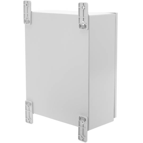 Metalowa wodoszczelna rozdzielnica elektryczna o stopniu ochrony IP54 do montażu na ścianie 400x150x300mm