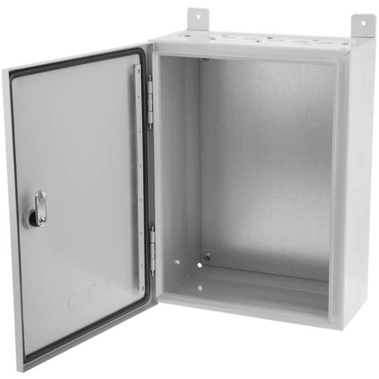 Metalowa wodoszczelna rozdzielnica elektryczna o stopniu ochrony IP54 do montażu na ścianie 400x150x300mm