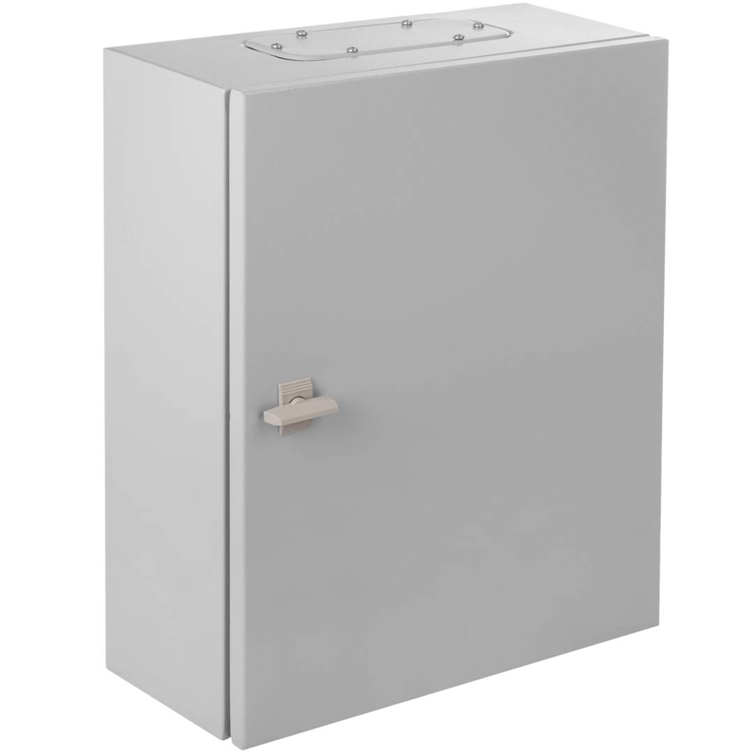 Caja estanca metálica de distribución eléctrica con protección IP54 para fijación a pared 300x200x400mm