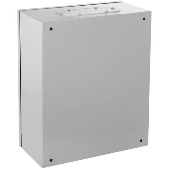 Caja estanca metálica de distribución eléctrica con protección IP54 para fijación a pared 300x200x400mm