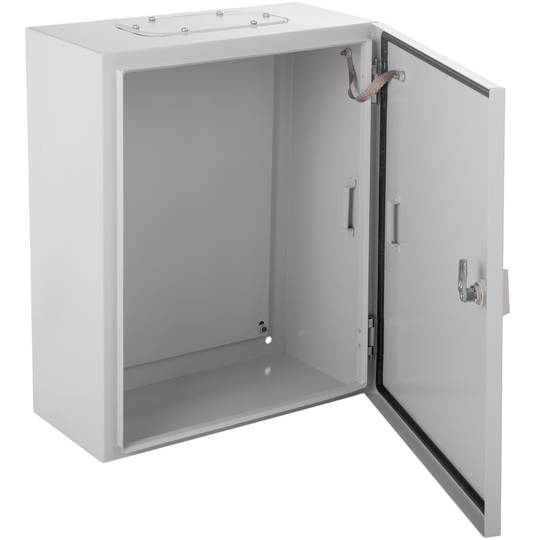Caja estanca metálica de distribución eléctrica con protección IP54 para fijación a pared 300x200x400mm