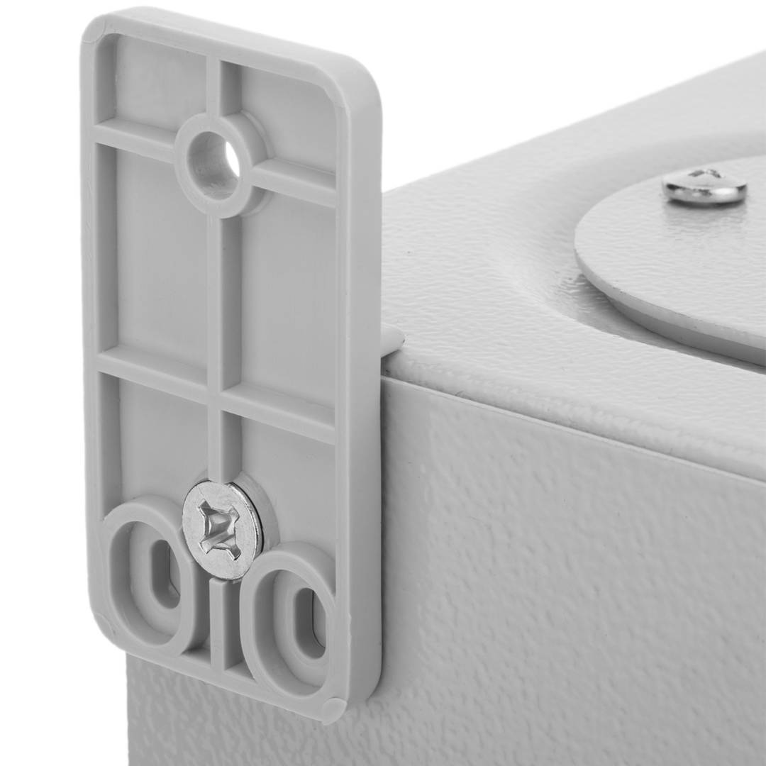 Caja de distribución eléctrica metálica con protección IP54 para fijación a pared 300x400x250mm
