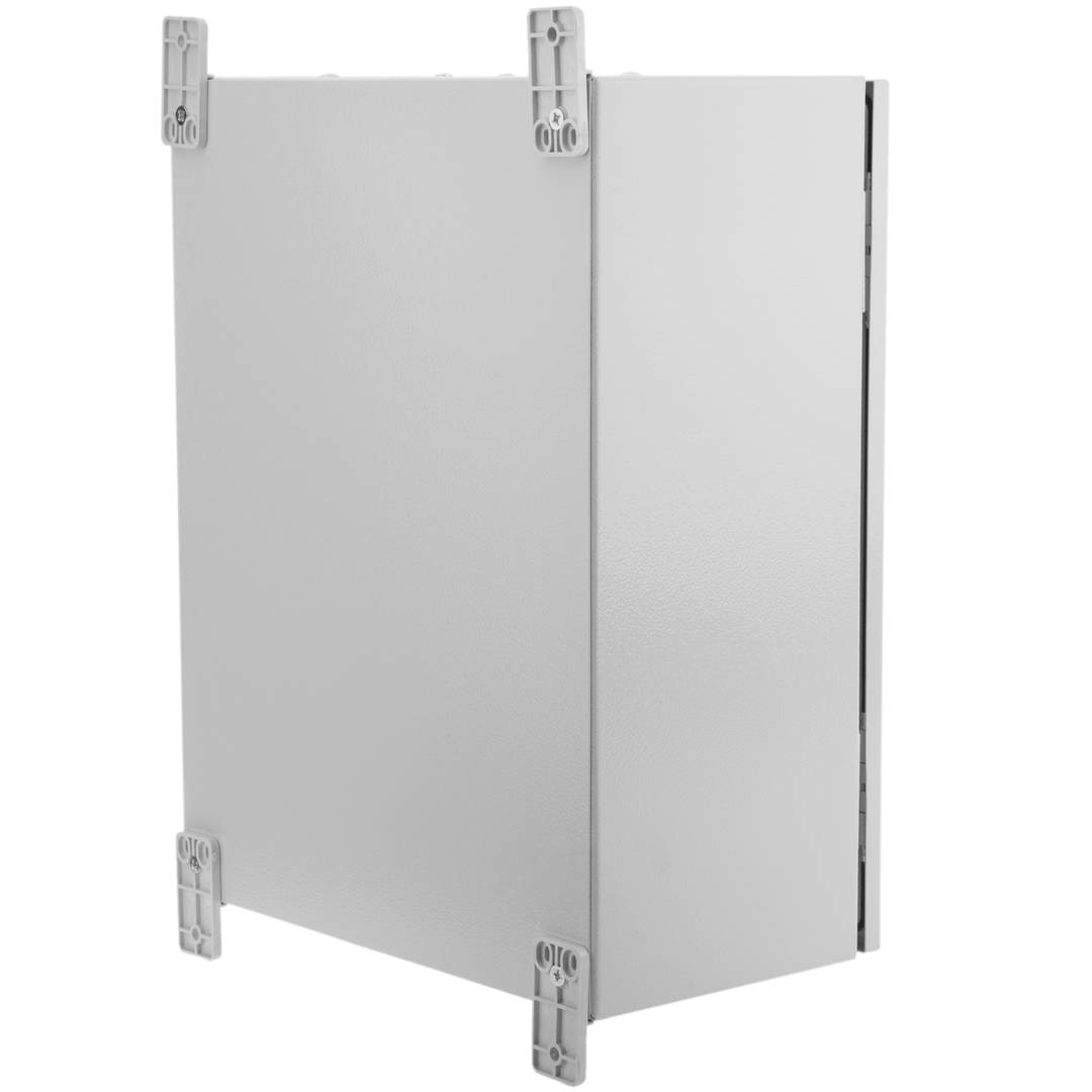 Elektroverteilerkasten aus Metall mit Schutzart IP54 zur Wandbefestigung 400x500x250mm