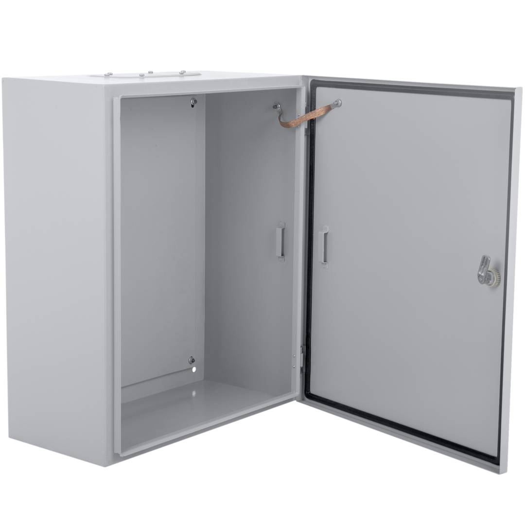 Scatola di distribuzione elettrica in metallo con protezione IP54 per fissaggio a parete 400x600x250mm