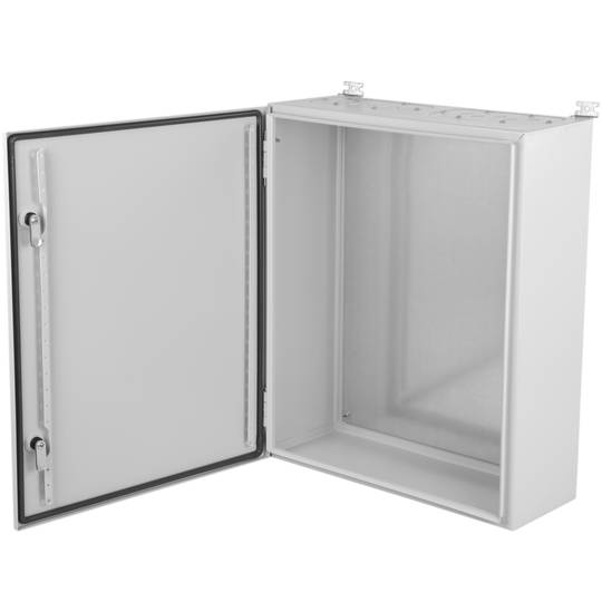 Scatola di distribuzione elettrica in metallo con protezione IP54 per fissaggio a parete 600x500x200mm