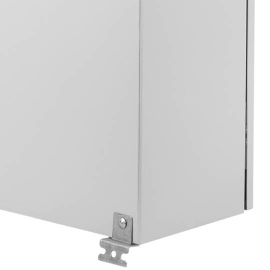 Scatola di distribuzione elettrica in metallo con protezione IP54 per fissaggio a parete 600x500x200mm