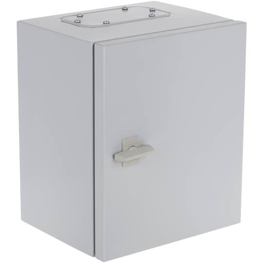 Metal electrical distribution box with IP54 protection for wall fixing 300x250x200mm