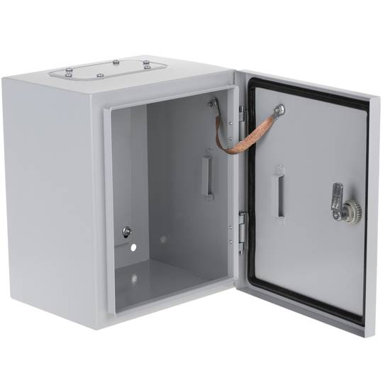 Metal electrical distribution box with IP54 protection for wall fixing 300x250x200mm