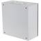 Metal electrical distribution box with IP54 protection for wall fixing 400x400x200mm