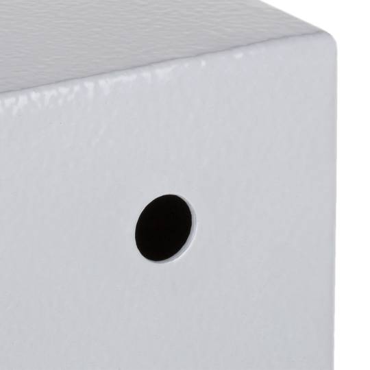 Caixa de distribuição elétrica metálica com proteção IP54 para fixação na parede 500x400x150mm