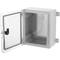 Caja de distribución eléctrica de plástico ABS transparente con protección IP65 250x300x130mm