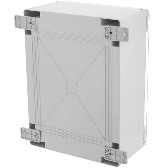 Scatola di distribuzione elettrica in plastica ABS trasparente con protezione IP65 300x400x165mm