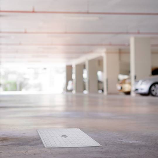 Chiusino con coperchio cieco e quattro uscite in plastica ABS 200x200x200mm