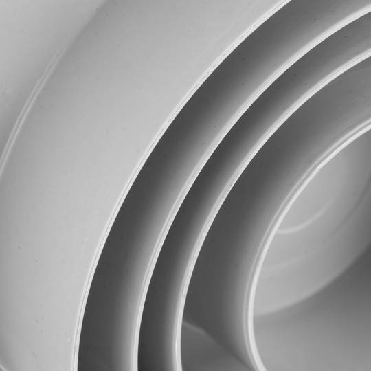 Chiusino con coperchio cieco e quattro uscite in plastica ABS 200x200x200mm