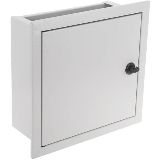 Caja de distribución eléctrica metálica de 24 módulos con protección IP54 para fijación a pared 350x370x140mm