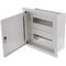 Caja de distribución eléctrica metálica de 24 módulos con protección IP54 para fijación a pared 350x370x140mm