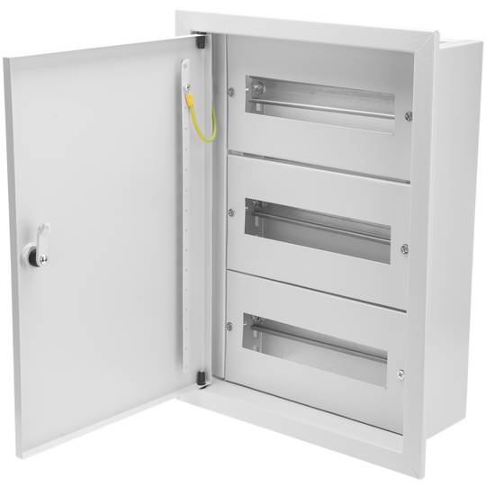 Boîte de distribution électrique en métal avec 36 modules avec protection IP54 pour fixation murale 320x450x140mm