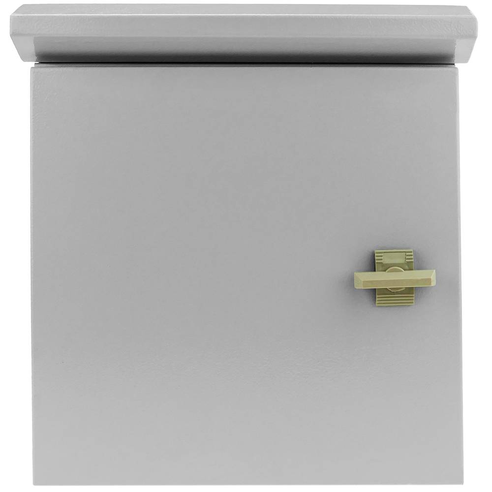 Scatola di distribuzione elettrica in metallo con grado di protezione IP65 per fissaggio a palo 300 x 300 x 200 mm