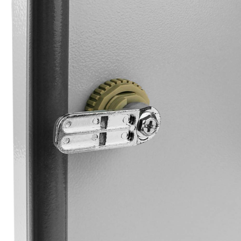 Scatola di distribuzione elettrica in metallo con grado di protezione IP65 per fissaggio a palo 300 x 300 x 200 mm