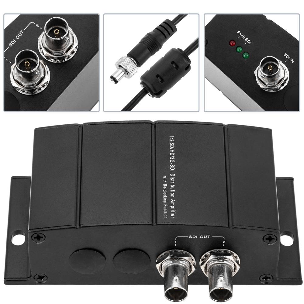 Ripetitore SDI a 2 porte Moltiplicatore HD-SDI SD-SDI 3G-SDI NewBridge