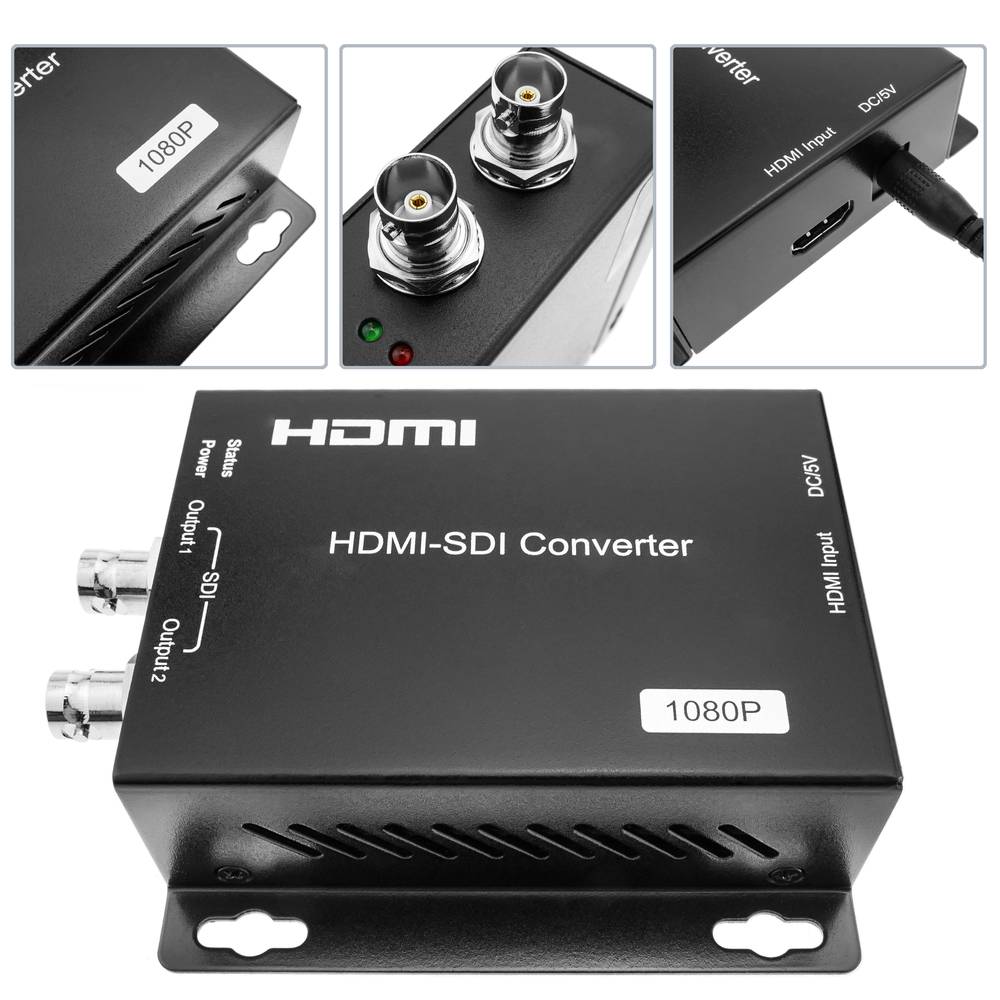 2-portowy konwerter HDMI na SDI HD-SDI SD-SDI 3G-SDI