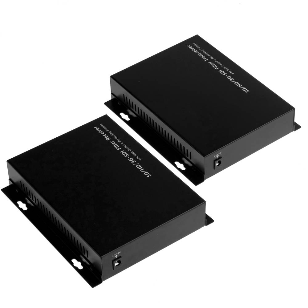 Transmissor 1 canal HD-SDI RS485 fibra óptica 20Km FC