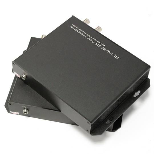 Nadajnik 1 kanał SD-SDI HD-SDI 3G-SDI RS485 światłowodem 40 km FC SMPTE424M SMPTE292M SMPTE2