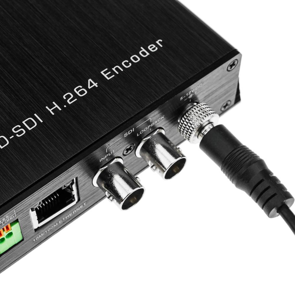 Codificador de vídeo HD-SDI a H.264 per TCP / IP RJ45