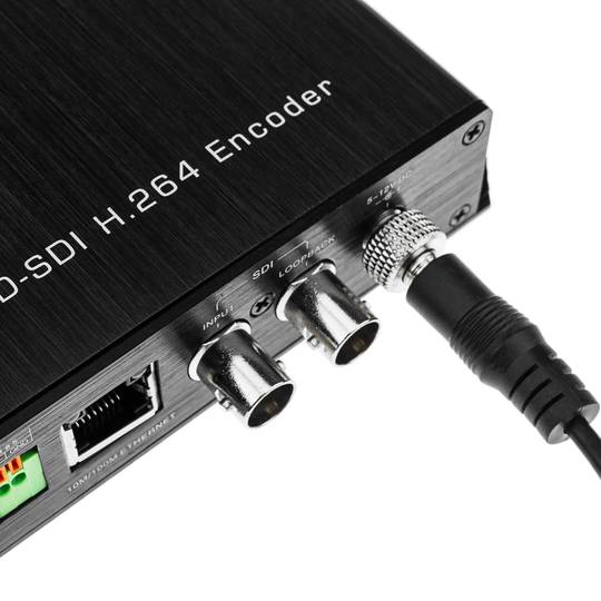 Codificador de vídeo HD-SDI a H.264 per TCP / IP RJ45