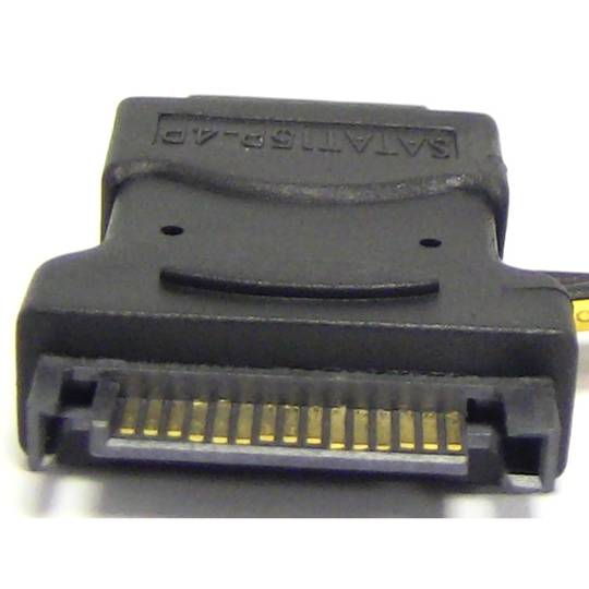 SATA-Stromkabel MOLEX 15.00 Uhr bis 3 15cm 4PH