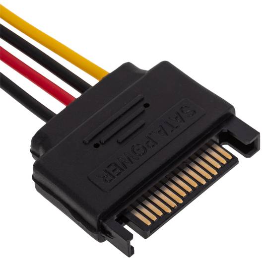 Cable alimentació Molex 4PH a SATA 15PM de 15cm