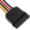 Cable alimentación SATA 15PM a SATA 15PM y MOLEX 4PM de 25cm