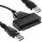SATA naar USB 2.0-kabel met gegevens en stroomvoorziening