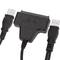 SATA naar USB 2.0-kabel met gegevens en stroomvoorziening