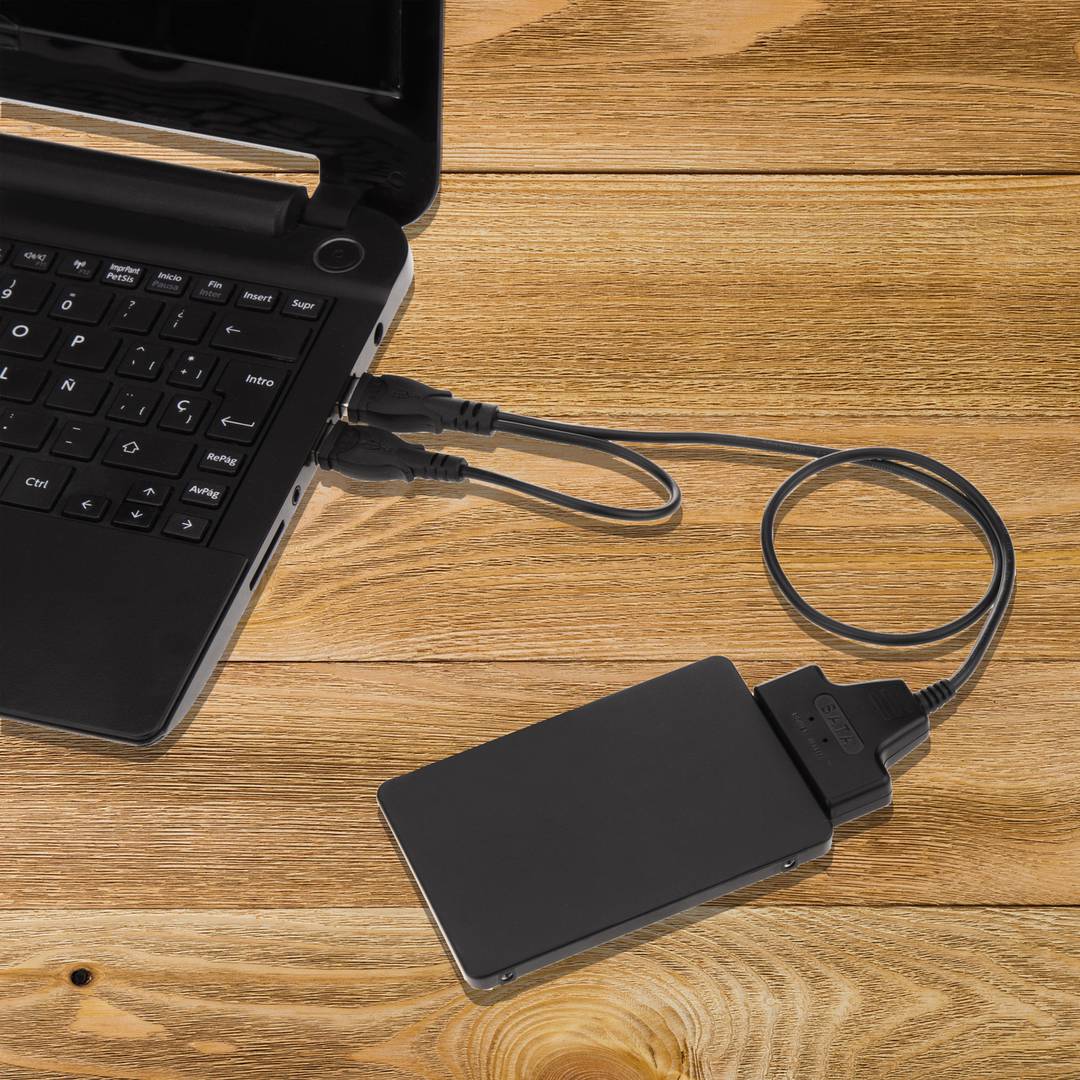 SATA naar USB 2.0-kabel met gegevens en stroomvoorziening
