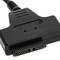 Cable SlimLine SATA to USB 2.0 data and power